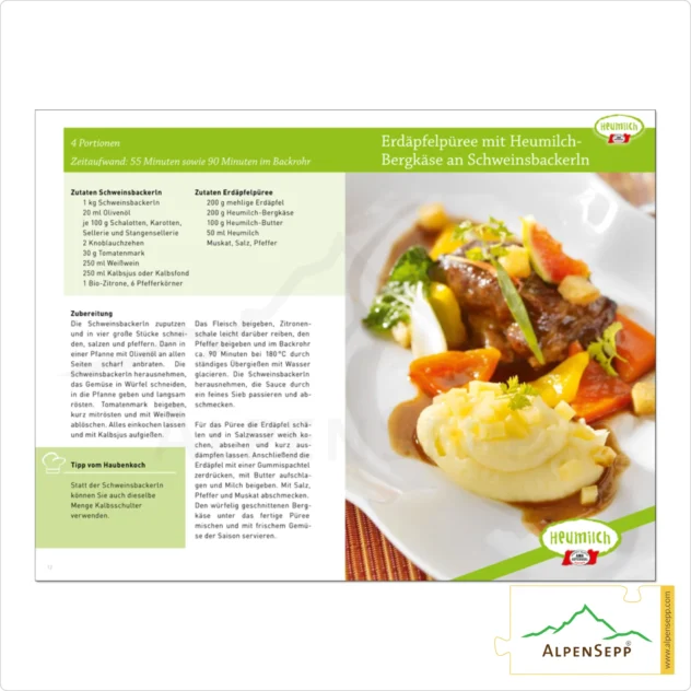 Rezeptheft | ... was Heumilch-Freunde gerne kochen. | GRATIS Download (PDF/eBook)