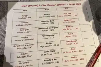 Bruvino Degustation Wein + Käse | Dornbirn