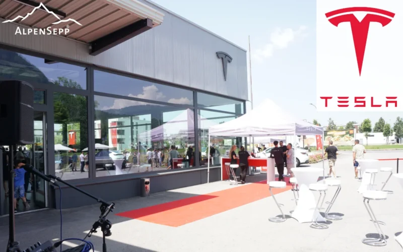 Tesla Eröffnung Dornbirn | Popup Store Servicecenter