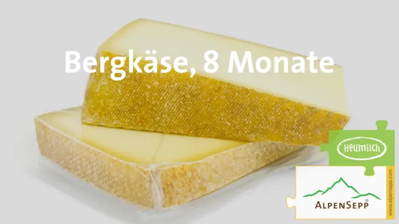Genusserlebnis Bergkäse, 8 Monate