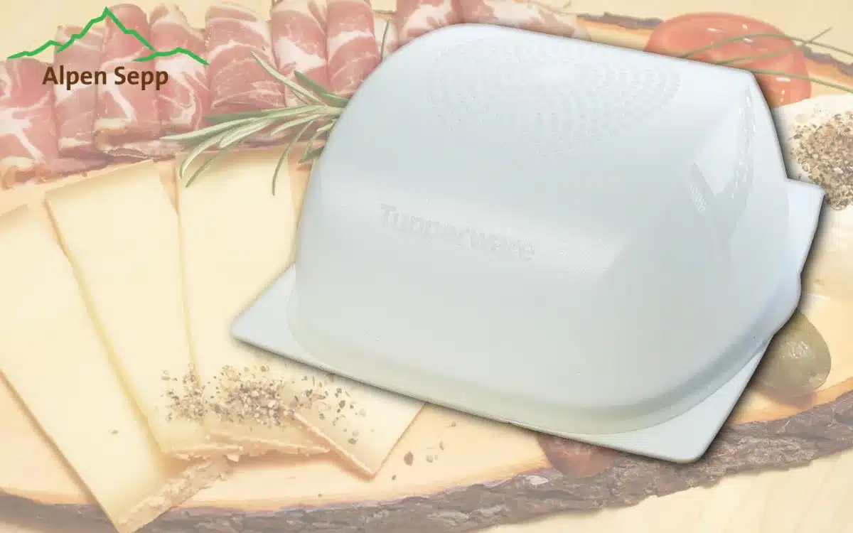 Käse Aufbewahrung in der Tupperware Käsebox - Käse bleibt frisch und Kühlschrank ohne Geruch