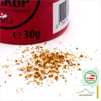 Speckup® Chili Rinderspeckpulver – Made in Austria | geräucherter, ungepökelter Speck vom Bio-Rind in Pulverform | Produkte des Jahres 2026 in DE Ausgezeichnet