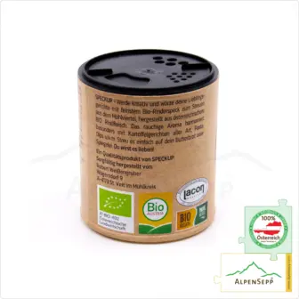 Speckup® Rinderspeckpulver – Made in Austria | geräucherter, ungepökelter Speck vom Bio-Rind in Pulverform | Produkte des Jahres 2026 in DE Ausgezeichnet