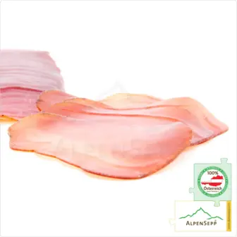Wacholder-Kaiserstückle geschnitten | kurz geräuchert und luftgetrocknet | 100 % Schweinefleisch aus Österreich – 200 Gramm
